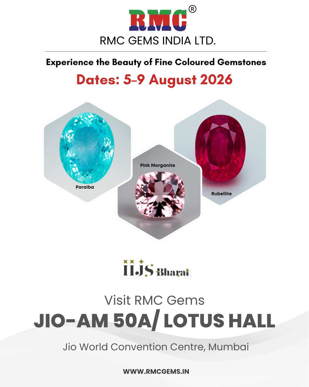 Experience the Beauty of Fine Coloured Gemstones at IIJS Bharat 2026