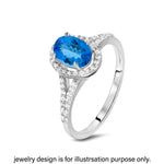Swiss Blue Topaz 42.46 CTS 17.95X24.19X11.77 MM Oval - shoprmcgems