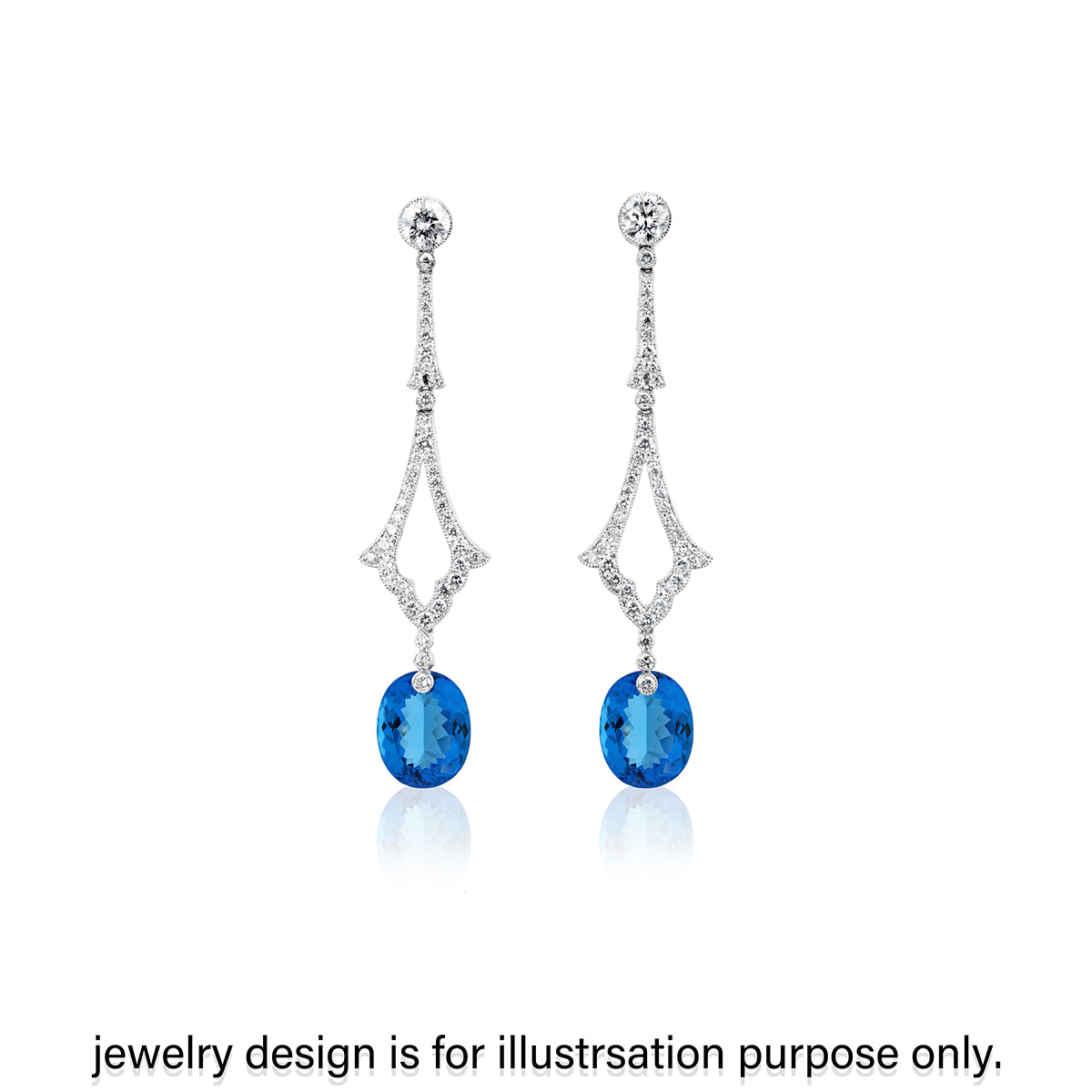 Swiss Blue Topaz 38.67 CTS 19.81X32.37X10.90 MM Oval - shoprmcgems