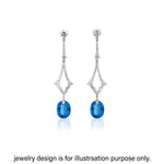 Swiss Blue Topaz 38.67 CTS 19.81X32.37X10.90 MM Oval - shoprmcgems