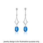 Swiss Blue Topaz 48.64 CTS 18.11X24.90X14.05 MM Oval - shoprmcgems