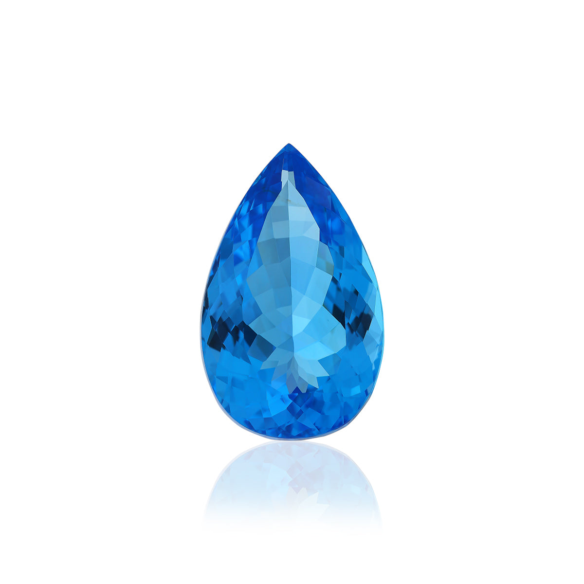 Swiss Blue Topaz 61.19 CT. 19.57X32.67X13,96 MM Pear