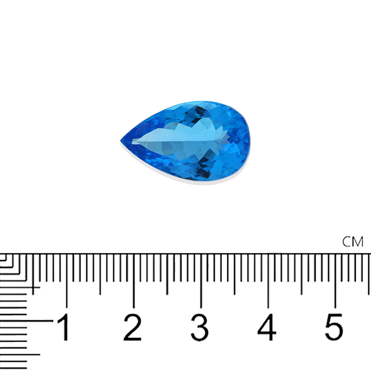 Swiss Blue Topaz 61.19 CT. 19.57X32.67X13,96 MM Pear - shoprmcgems