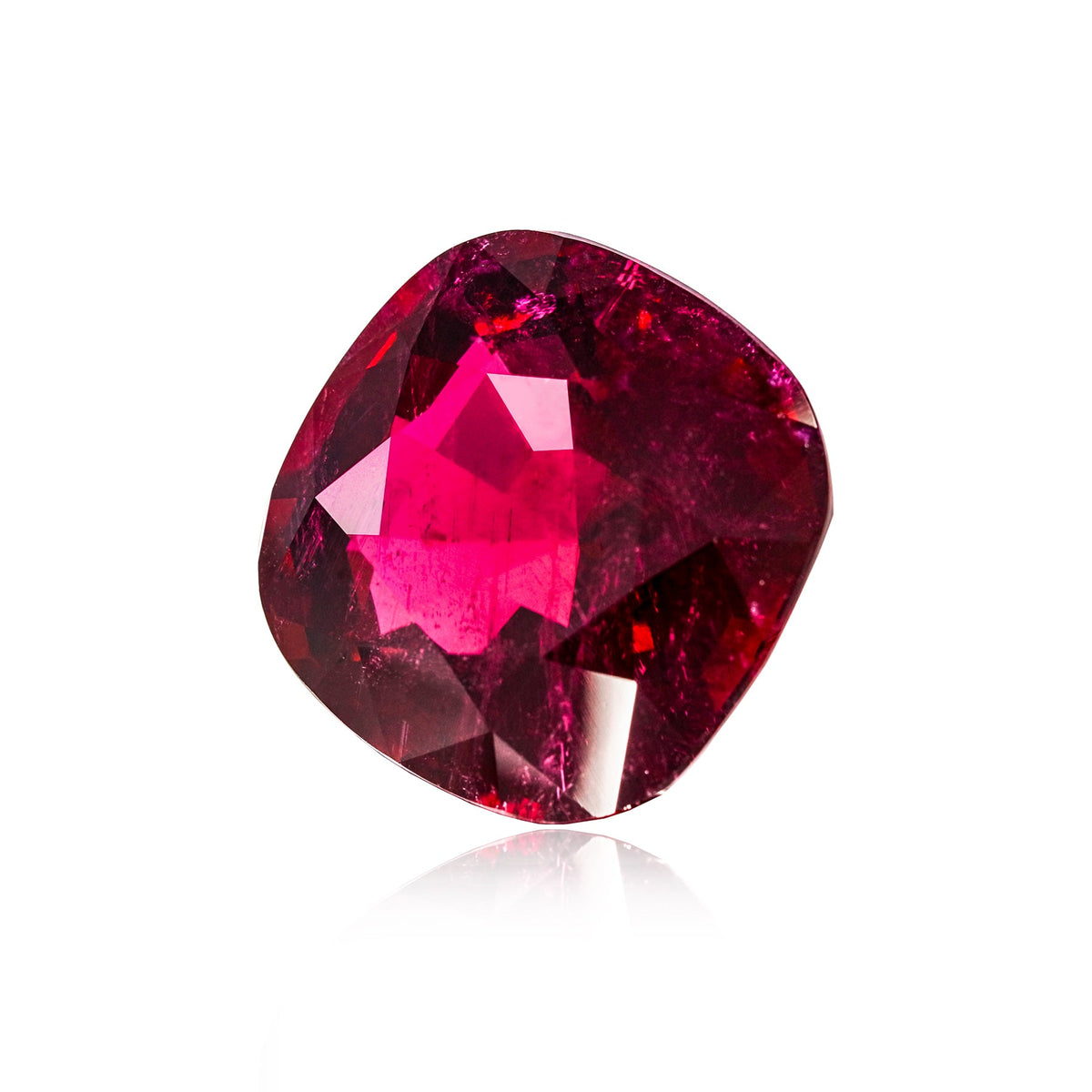 Rubellite 44.22 CT Cushion Side View