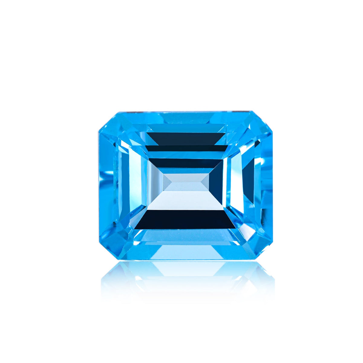 14X12MM Octagon Cut Swiss Blue Topaz - Stock Unlimited